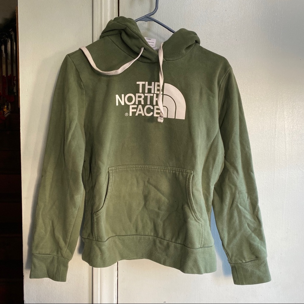 Green North Face Hoodie